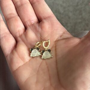 BaubleBar Ghost Earrings in White and Black